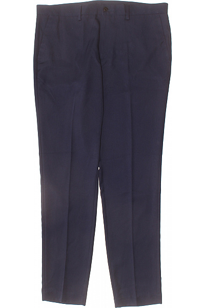 JACK & JONES Pánské modré polyesterové oblekové kalhoty Velikost 52 | JACK & JONES | obrázek 4