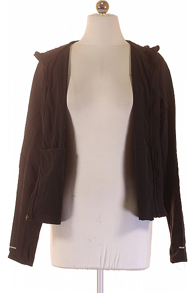 Nike Dámská bunda s kapucí na běhání lehká černá funkční se zipem Vel. XS | Nike | obrázek 3