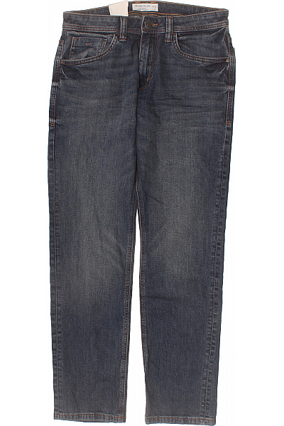 TOM TAILOR Pánské Džíny Rovné Tmavě Modré Bavlněné Vel. W32/L32