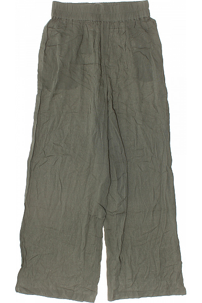 Lascana Dámské Volnočasové Kalhoty široké Zelené Vel. EU 38