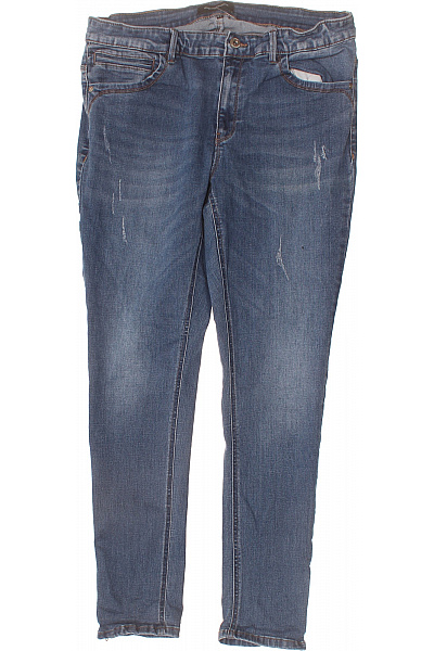 ONLY Dámské Džíny Strečové Modré S Dírami Vel. EU 46