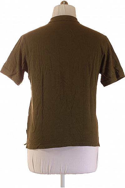 JACK & JONES Pánské bavlněné tričko s krátkým rukávem a límečkem khaki Velikost L | JACK & JONES | obrázek 2