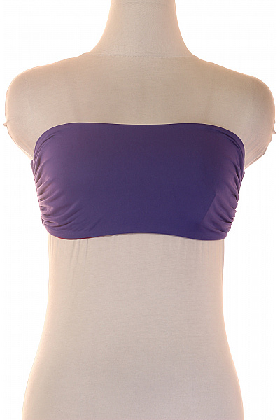 Dámské fialové plavky bez ramínek sexy crop top Vel. M | Unimoda | obrázek 2