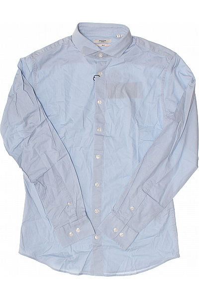 JACK & JONES Pánská Košile S Dlouhým Rukávem Slim Fit Elegantní Business Bavlněné Velikost S