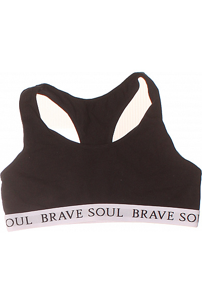 BRAVE SOUL Dámská bavlněná sportovní podprsenka černá Velikost EU L | BRAVE SOUL | obrázek 2