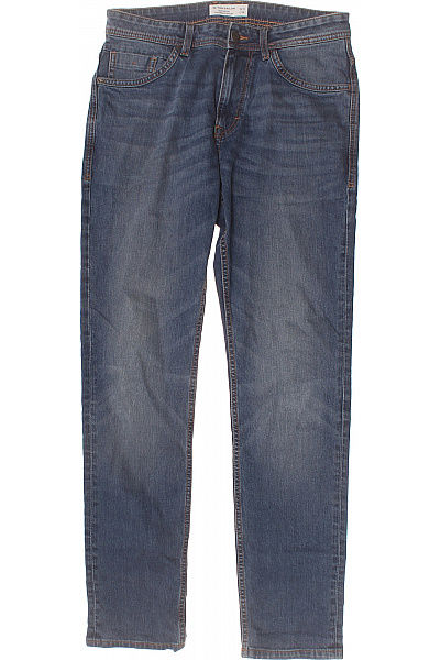 TOM TAILOR Pánské Džíny Modré Rovné Bavlněné Vel. W31/L34