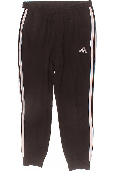 ADIDAS Dámské černé Tepláky S Lampasem Volnočasové Sportovní Velikost L