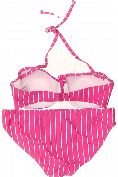 vivance Dámské dvoudílné plavky pruhované na zavazování s volánky Velikost 40 | vivance | obrázek 3