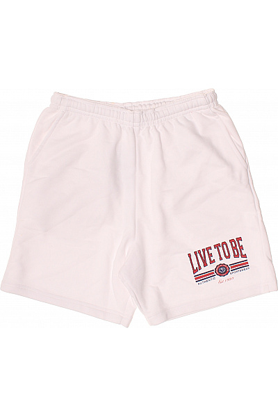 LTB Dámské Bavlněné Kraťasy Sportovní Volnočasové S Potiskem Bílé Velikost S
