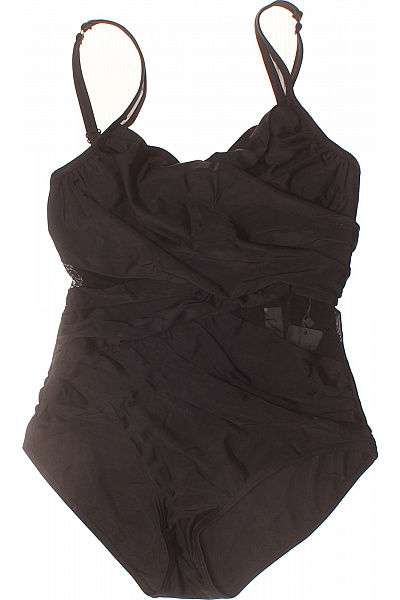 Lascana Dámské jednodílné plavky černé zeštíhlující Velikost 40b | Lascana | obrázek 2