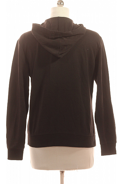 BENCH. dámská bavlněná mikina s kapucí na zip černá jednobarevná streetwear Velikost 40/42 | BENCH. | obrázek 3