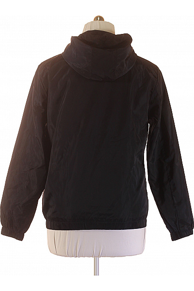 K-WAY Pánská černá větrová bunda s kapucí a zipem Velikost XXL | K-WAY | obrázek 2