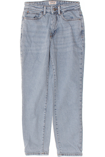 ONLY Dámské Džíny Modré Rovné S Kapsami Velikost 25/30