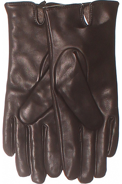 JOOP! Kožené rukavice prošívané chevron hnědé | JOOP! | obrázek 2