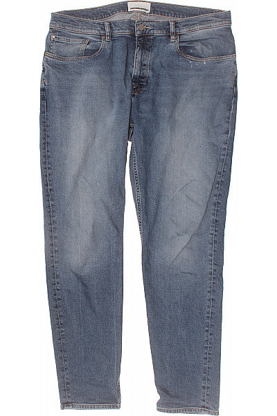 Armedangels Pánské Džíny Modré Rovné Seprané Vel. XXL