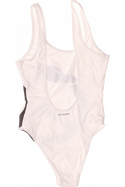 Trussardi jednodílné plavky bílé s potiskem moderní Vel. S | Trussardi | obrázek 2