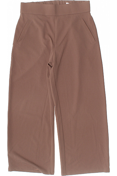 Judith Williams Dámské Hnědé široké Kalhoty Volnočasové S Kapsami Vel. L