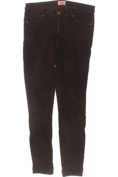 ONLY Dámské Džíny Skinny černé Bavlněné Strečové Velikost EU L