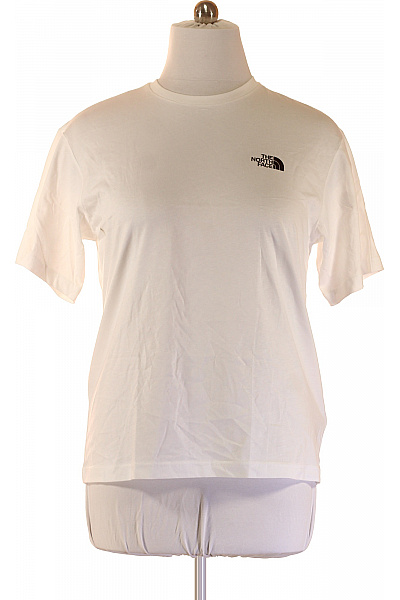 THE NORTH FACE Pánské Tričko S Krátkým Rukávem Bílé Basic Vel. M