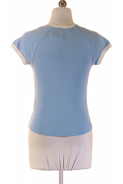 TOMMY HILFIGER Dámské tričko s krátkým rukávem a potiskem modré Vel. xs | TOMMY HILFIGER | obrázek 2