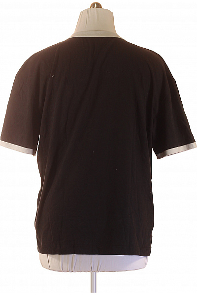 Hollister Pánské tričko s krátkým rukávem a nápisem basic bavlněné černé Vel. XL | Hollister | obrázek 3