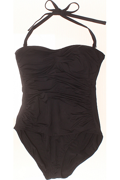 Ralph Lauren černé jednodílné plavky za krk na zavazování zeštíhlující Vel. US 12 | Ralph Lauren | obrázek 2