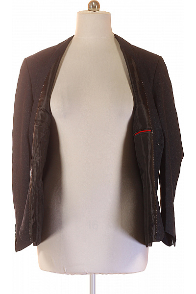 Pánské sako elegantní vzorované polyesterové Vel. 54 | Unimoda | obrázek 4