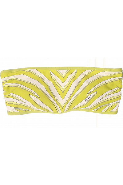 MICHAEL KORS Dámské žluté tygrované plavky bez ramínek crop top Vel. L | MICHAEL KORS | obrázek 2