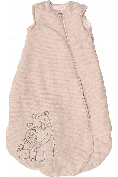 JACKY Béžový Spací Pytel S Medvídkem A Liškou Vel. 92