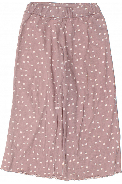 Name It Dívčí bavlněné kalhoty růžové puntíkované Velikost 116 | Name It | obrázek 2