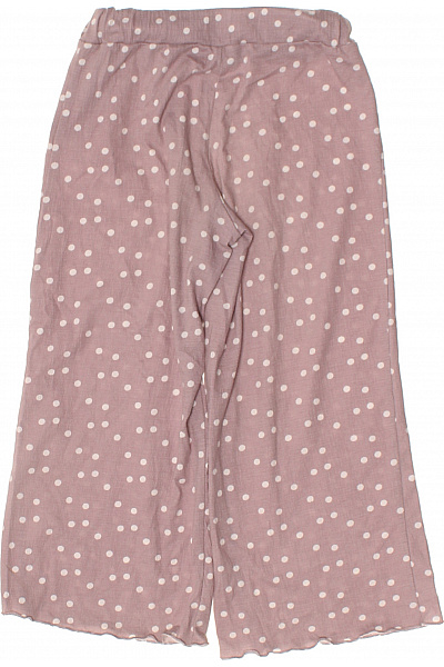 Name It Dívčí bavlněné kalhoty růžové puntíkované Velikost 116 | Name It | obrázek 3