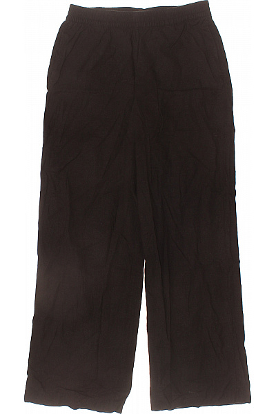 JJXX Dámské široké Volnočasové Kalhoty černé Viskózové Velikost M