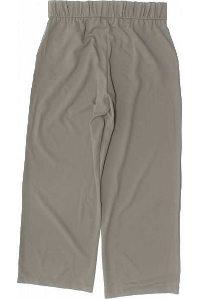 ONLY Dámské kalhoty volnočasové široké s vysokým pasem šedé polyesterové Velikost XL | ONLY | obrázek 2