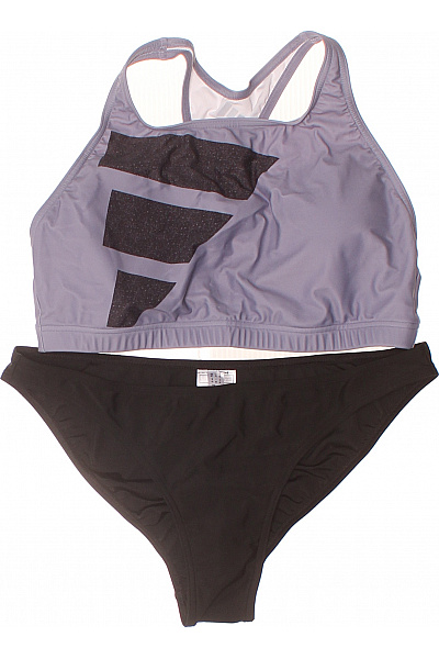 ADIDAS dámské dvoudílné plavky sportovní šedé s logem Velikost DE 44 | ADIDAS | obrázek 2