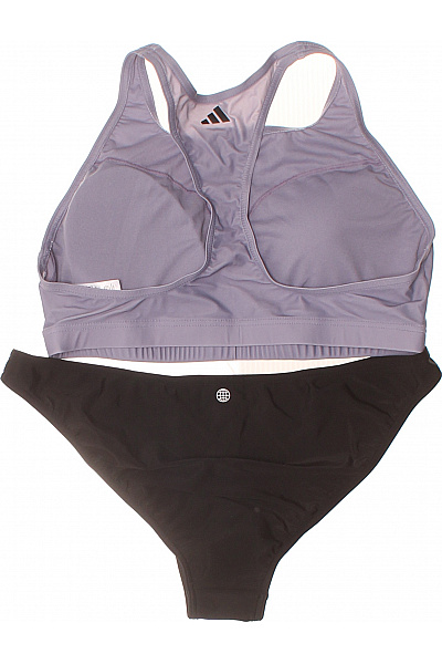 ADIDAS dámské dvoudílné plavky sportovní šedé s logem Velikost DE 44 | ADIDAS | obrázek 3
