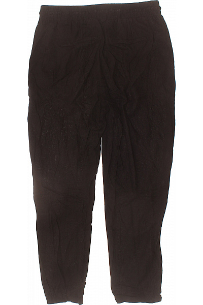 VERO MODA Dámské černé volnočasové kalhoty s gumou v pase Velikost m | VERO MODA | obrázek 2