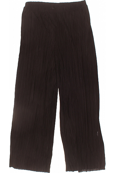 VILA Dámské černé Plisované Volnočasové Kalhoty Velikost S