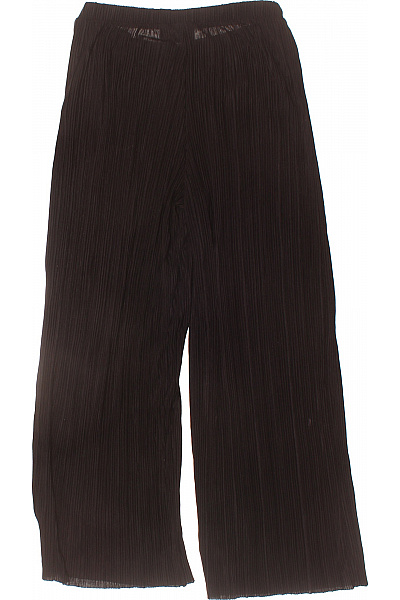 VILA Dámské černé plisované volnočasové kalhoty Velikost S | VILA | obrázek 2