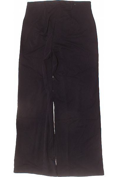 Bershka Dámské černé široké kalhoty polyesterové volnočasové Vel. EU 42 | Bershka | obrázek 2