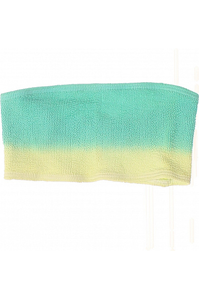 Dámské plavky crop top dvoubarevné žebrované bez ramínek Velikost one size | Unimoda | obrázek 2