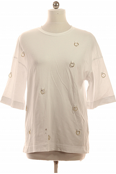 Nocturne Dámské Tričko S Krátkým Rukávem A Průstřihy Velikost M/l