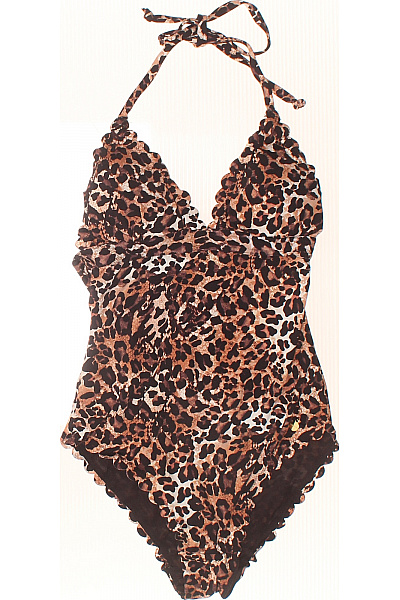Lascana jednodílné tygrové plavky za krk s volánky Velikost EU 36C/D | Lascana | obrázek 2