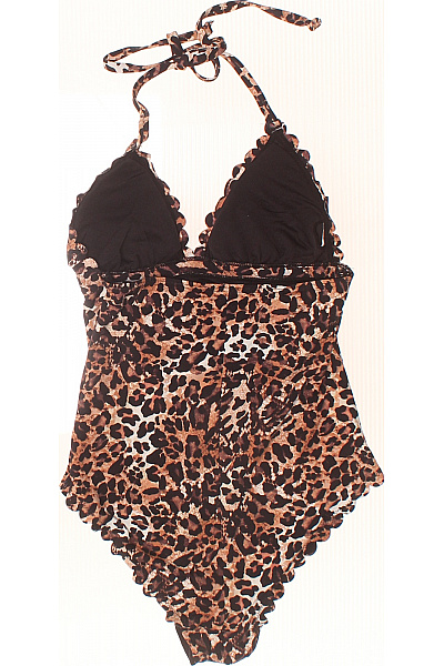 Lascana jednodílné tygrové plavky za krk s volánky Velikost EU 36C/D | Lascana | obrázek 3