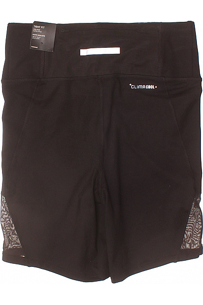 ADIDAS Dámské černé sportovní kraťasy s vysokým pasem a síťkou Velikost s | ADIDAS | obrázek 3