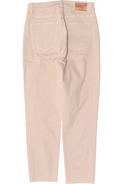 ONLY Dámské bavlněné džíny béžové rovné s kapsami Vel. 26/32 | ONLY | obrázek 2