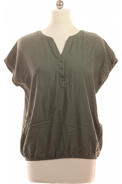 CECIL Dámská halenka krátký rukáv zelená volná Velikost M | CECIL | obrázek 2