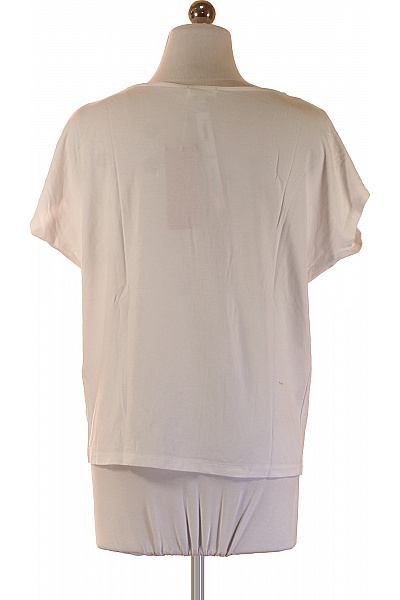 s.OLIVER Dámské tričko bílé s krátkým rukávem basic Vel. 36 | s.OLIVER | obrázek 2