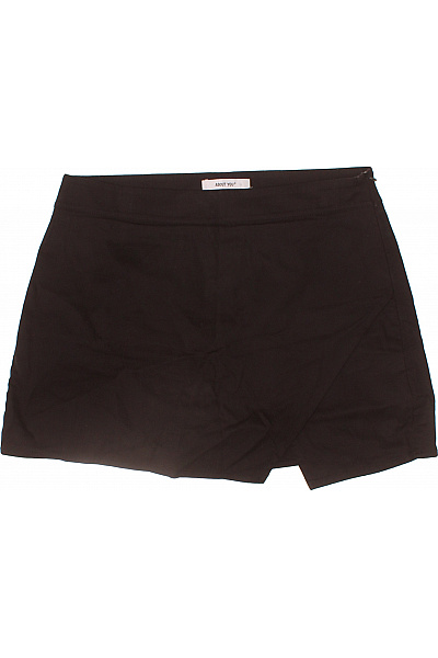 Krátké bavlněné volnočasové černé sukňové šortky Vel. 40 | Unimoda | obrázek 2