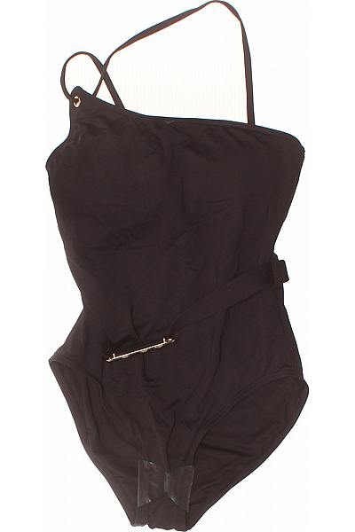 MICHAEL KORS Dámské jednodílné plavky černé asymetrické nylonové Velikost 6 | MICHAEL KORS | obrázek 2