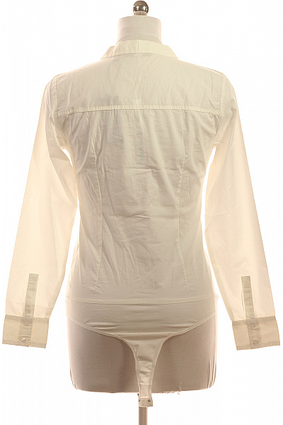 VERO MODA Dámská bílá bavlněná elegantní košile s dlouhým rukávem slim fit Vel. M | VERO MODA | obrázek 2